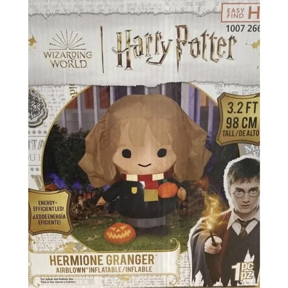3 ft Hermione Harry Potter Halloween Inflatable - Picture 4 of 5
